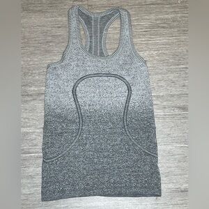 Lululemon Swiftly Tech Tank Top Gray Ombre Racerback sz 6